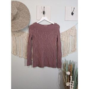 Loft Sweater Dusty Rose Pink